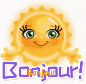 Gif bonjour soleil
